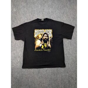 Vintage‎ 2000 WWF Cactus Jack Bang Bang T Shirt Mens Size 2XL Wrestling Y2K